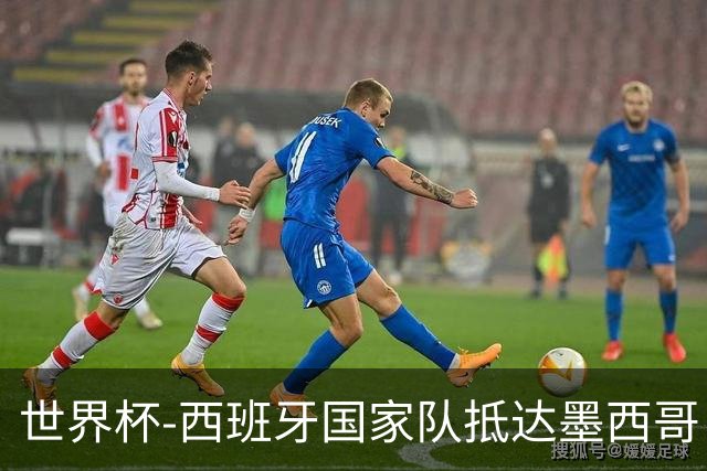 世界杯-西班牙国家队抵达墨西哥 球迷于酒店外等待