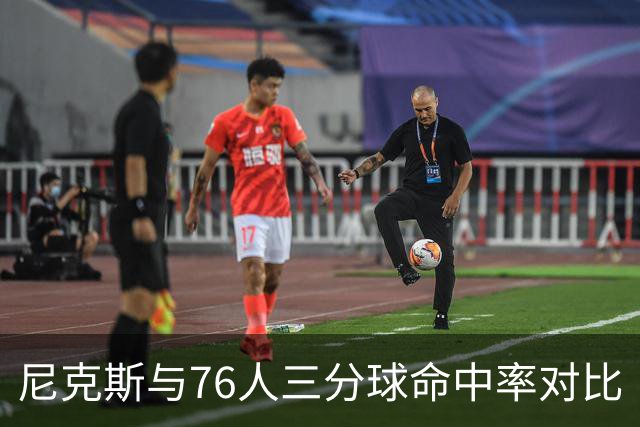 尼克斯与76人三分球命中率对比