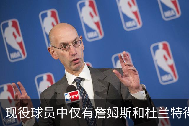 现役球员中仅有詹姆斯和杜兰特得分超过三万