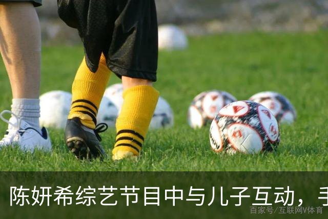 陈妍希综艺节目中与儿子互动，手机成焦点